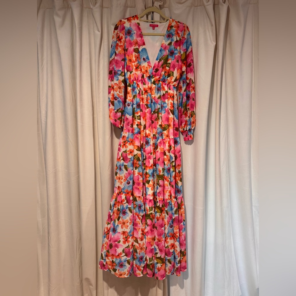 Flying Tomato Maternity Long Sleeve Sundress